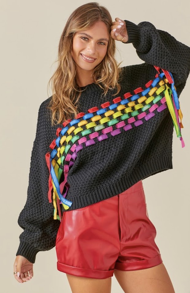 Rainbow Ribbon sweater